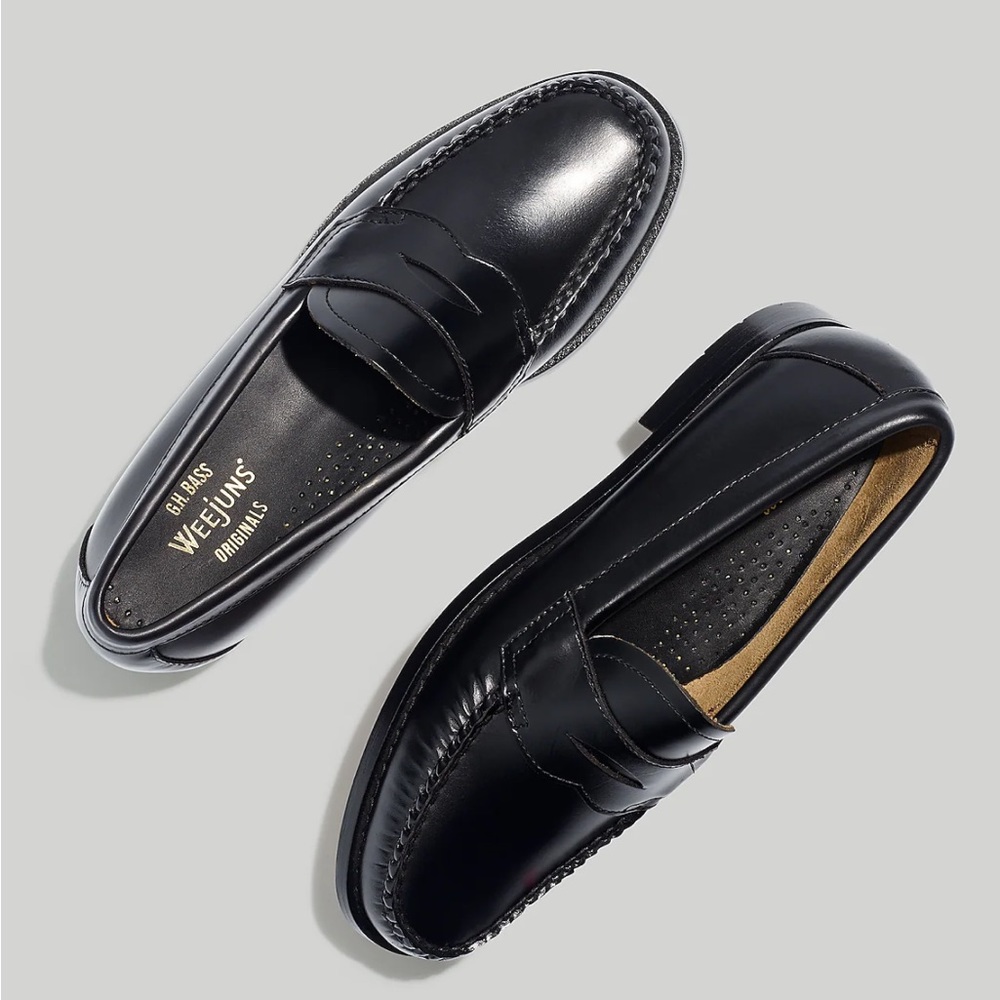 G.H. Bass & Co. Black Whitney Loafers